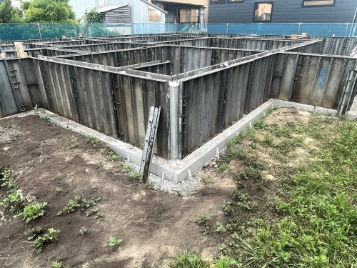 【2025.7.15】基礎工事中です。 画像