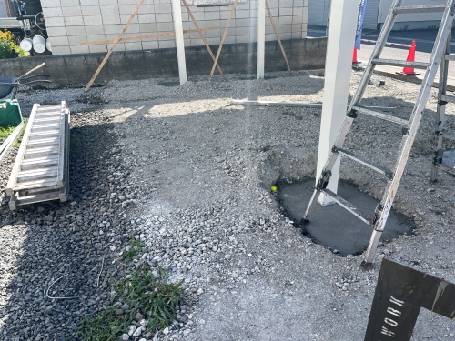 【2026.8.7】外構工事を行っております。 画像