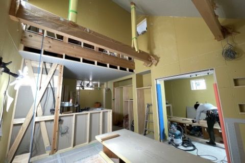 【2025.5.27】大工工事中です。