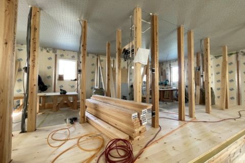 【2025.6.17】大工工事中です。