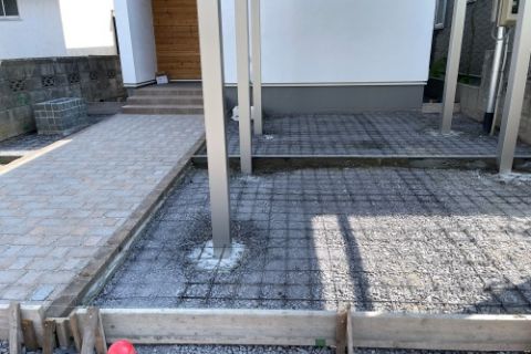 【2025.6.17】外構工事を行っております。