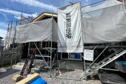 【2025.8.28】大工工事中です。