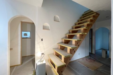 【2025.12.02】左官工事中です。