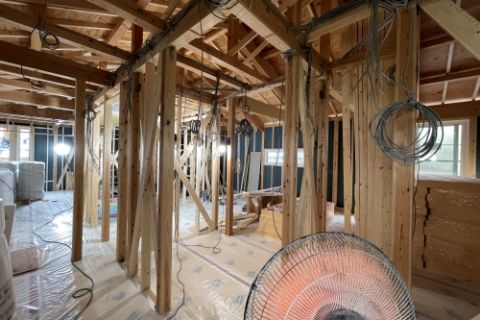 【2026.7.23】大工工事中です。