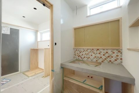 【2026.8.7】器具付け工事中です。