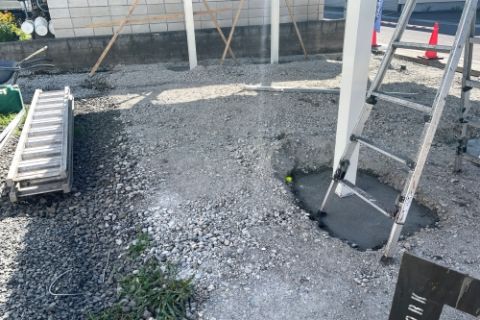【2026.8.7】外構工事を行っております。