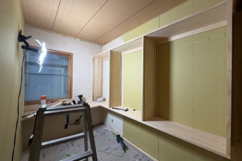 【2026.9.11】大工工事中です。
