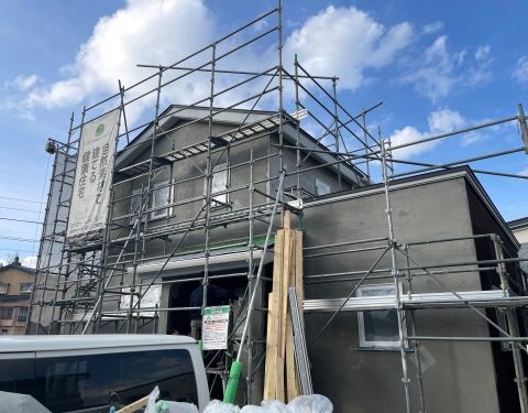 【2024.3.14】左官工事中です。 アイキャッチ画像