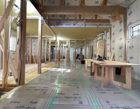 【2025.9.7】大工工事中です。 アイキャッチ画像