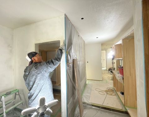 【2025.10.31】左官工事中です。 アイキャッチ画像