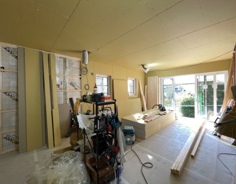 【2025.10.31】大工工事中です。 アイキャッチ画像